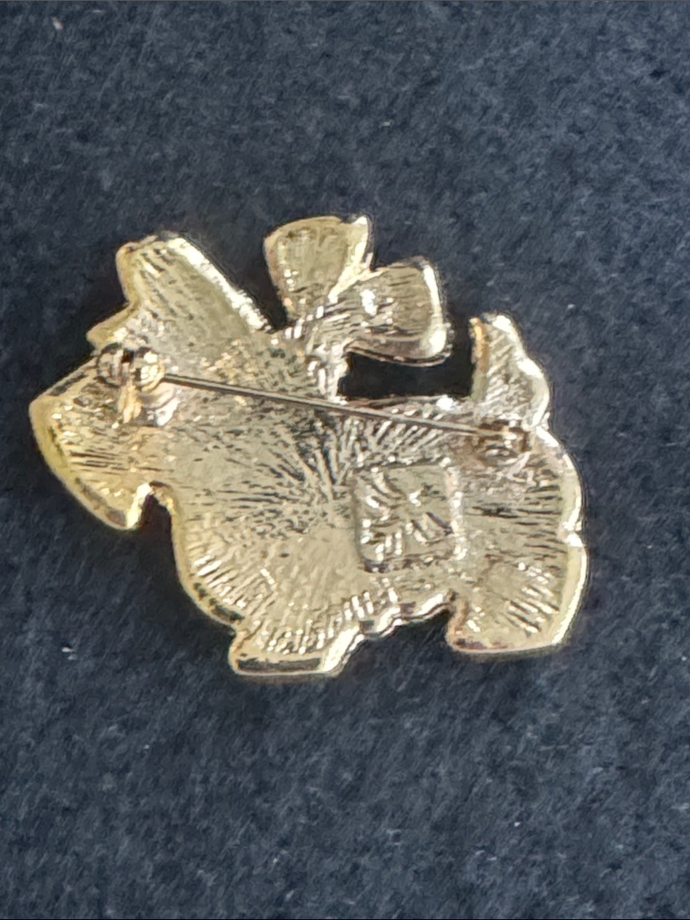 VTG Signed Fire Bird Black Beaded Scotty Dog Brooch Gold Tone - Picture 3 of 5